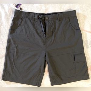 NWT Gerry Active Athleisure Shorts, slate (charcoal grey), waist 40.
